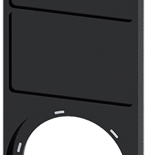 portaplaquitas, rasante, marco con bordes inferior (3SU1900-0BQ10-0AA0)