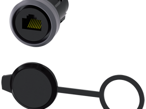 Puerto RJ45, 22 mm, plástico con anillo frontal de (3SU1930-0GB80-0AA0)