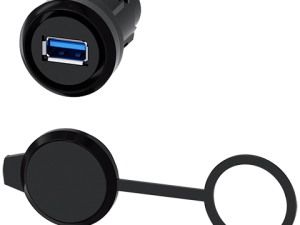 conexión USB, 22 mm, plástico, negro (3SU1900-0GA10-0AA0)