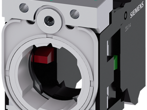 Soporte para 3 módulos, metal, 1 NA, 1 NC, bornes (3SU1550-1AA10-3MA0)