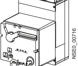 accesorio para VL400, Accionamiento por motor con (3VL9400-3ML00)