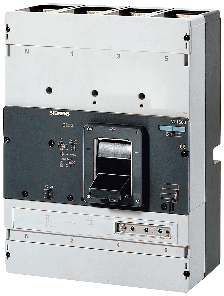 Interruptor automático VL1600N poder de corte está (3VL8716-1EE40-0AA0)