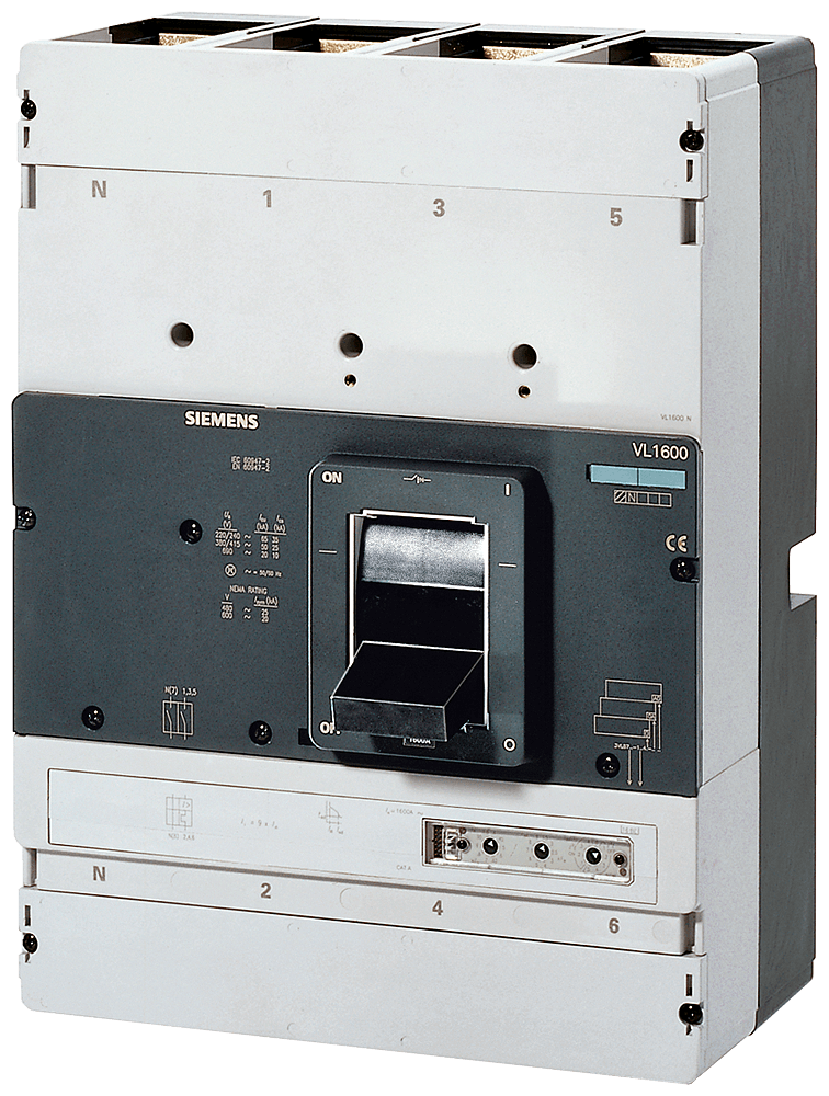 Interruptor automático VL1600L capacidad de maniob (3VL8716-3TN40-0AA0)