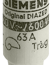 elemento fusible DIAZED 690 V para protección de c (5SD8020)