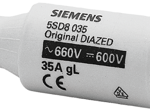 elemento fusible DIAZED 690 V para protección de c (5SD8035)