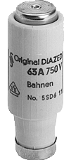 elemento fusible DIAZED 750V protección de instala (5SD608)