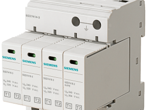 Pararrayos T1/T2, UN 240/400V, UC 335/264V AC, Mód (5SD7414-3)