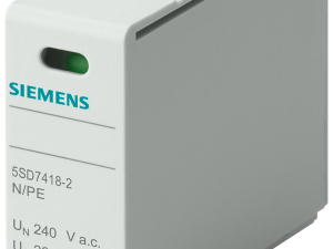 Conector macho T1/T2, N-PE, Tensión nominal UN 240 (5SD7418-2)