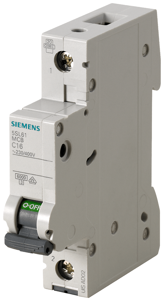 Automático magnetotérmico 230/400V 6kA, 1 polo, B, (5SL6113-6)