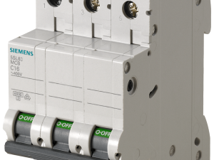 Automático magnetotérmico 400V 6kA, 3 polos, C, 8A (5SL6308-7)