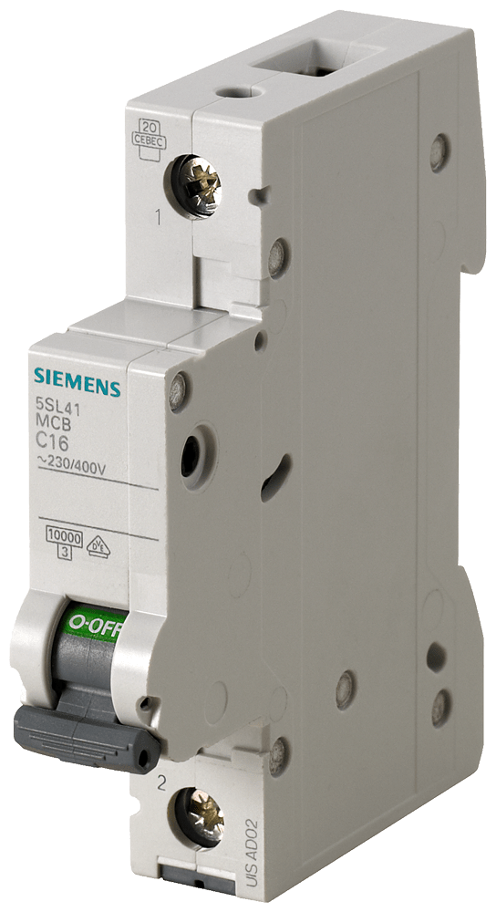 Automático magnetotérmico 230/400V 10kA, 1 polo, C (5SL4101-7)