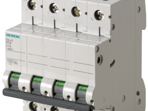 Automático magnetotérmico 400V 10kA, 3+N polos, B, (5SL4602-6)