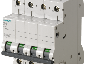 Automático magnetotérmico 400V 10kA, 3+N polos, C, (5SL4602-7)