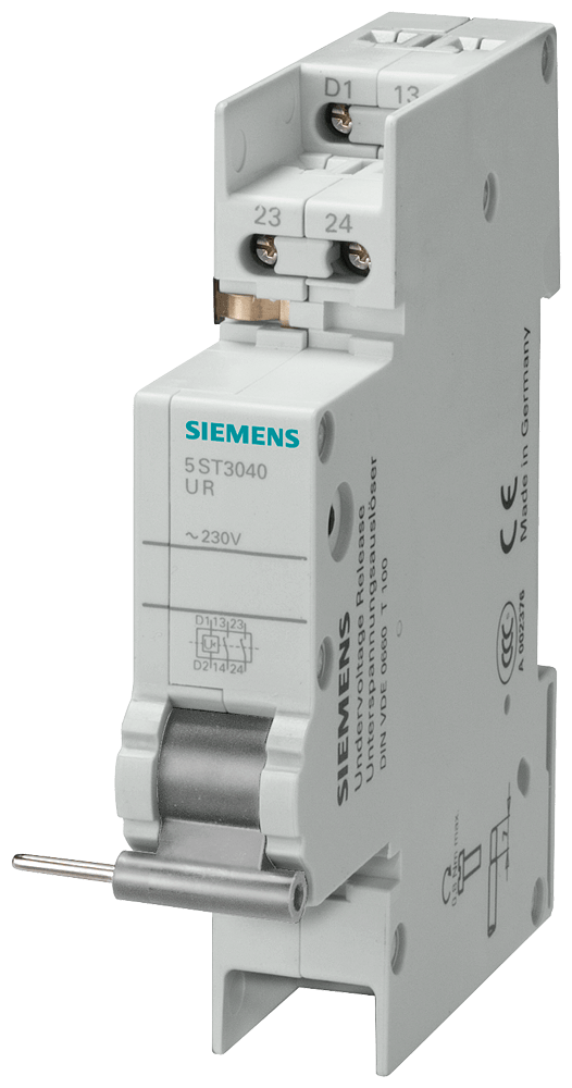 disparador de mínima tensión 110 V DC con 2 bornes (5ST3044)