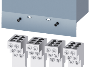 borne para conductor redondo 6 cables, 4 unidades (3VA9254-0JF60)