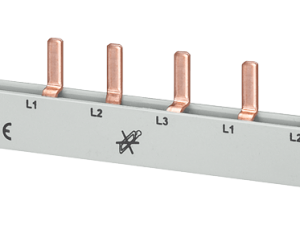 embarrado clavija, 10 mm2 conexión: 3 fases/N+8x f (5ST3624)
