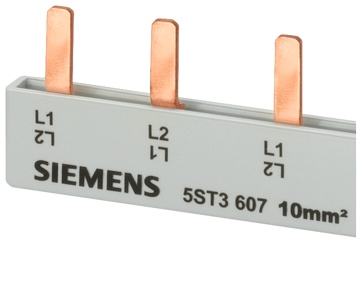 embarrado clavija, 16 mm2 conexión: 6x 2 fases pro (5ST3638)