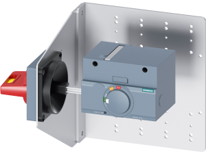 Mando giratorio panel lateral Parada de emergencia (3VA9257-0PK55)