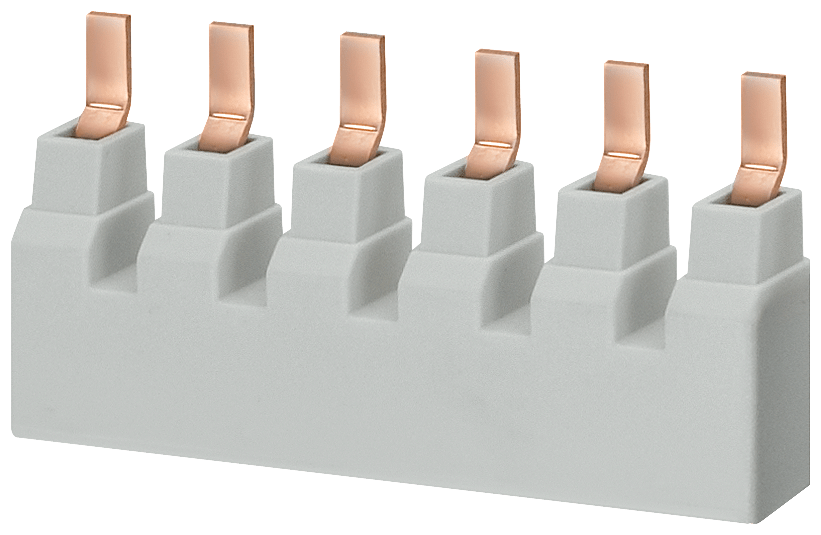 embarrado clavija, 16 mm2 conexión: 2x 3 fases seg (5ST3665-0HG)