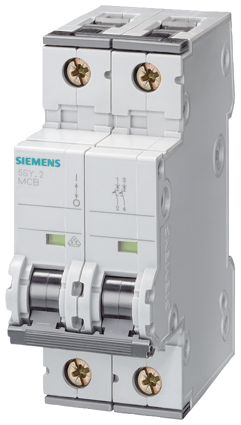 Automático magnetotérmico 400V 10kA, 2 polos, A, 8 (5SY4208-5)