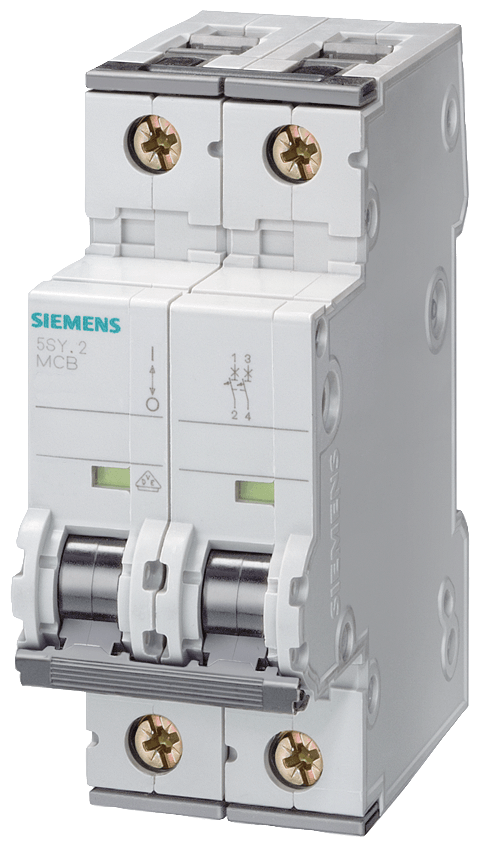 Automático magnetotérmico 400V 10kA, 2 polos, D, 5 (5SY4250-8)