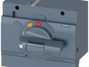 Mando giratorio frontal estándar con enclavamiento (3VA9447-0EK21)