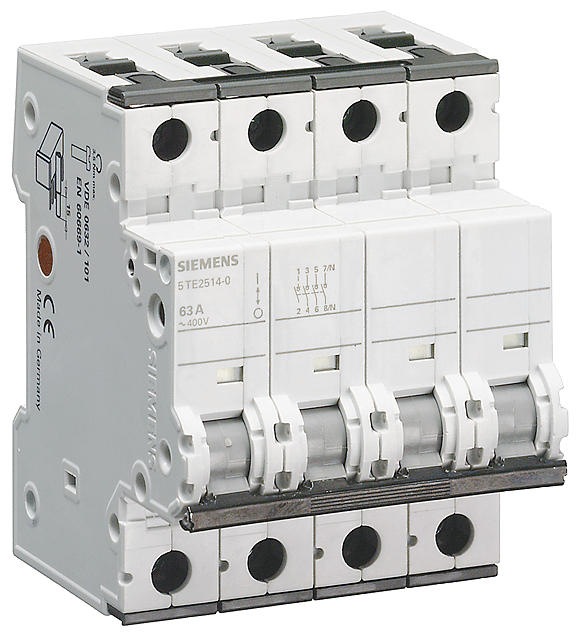 Interruptor 400V 4 polos 125A (5TE2814-0)