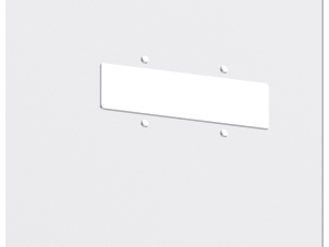 Enclavamiento posterior placa de montaje Accesorio (3VA9448-0VK20)