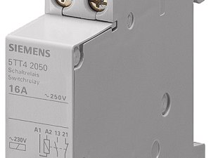 Relé con 1 NA y 1 NC, Contacto para AC 230V 16 A, (5TT4205-1)