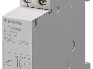 Relé con 1 NA y 1 NC, Contacto para AC 230V 16 A, (5TT4205-2)