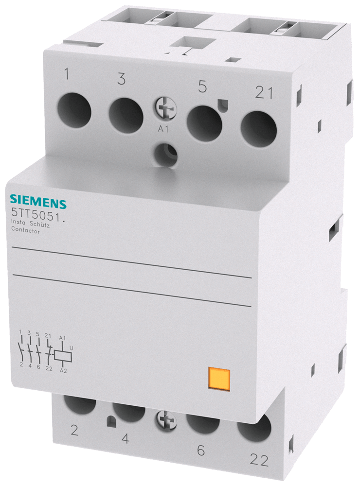 Contactor INSTA con 3 contactos NA y 1 NC Contacto (5TT5851-2)