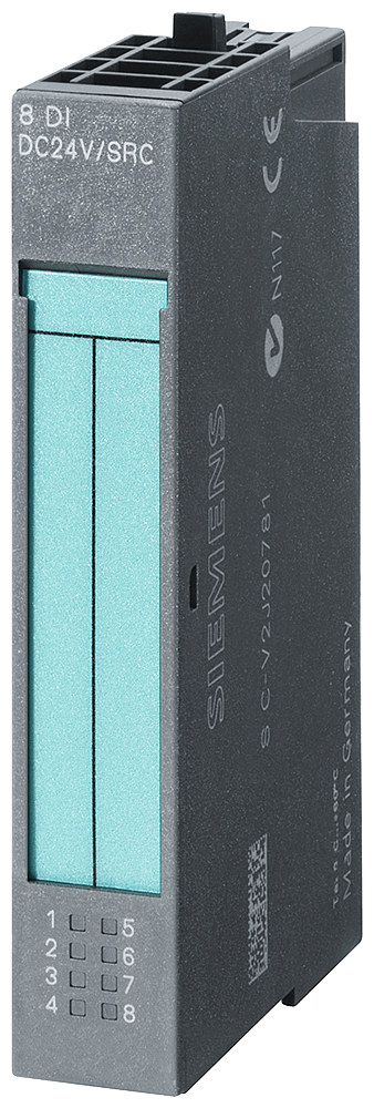 SIPLUS ET 200S EM 8 DI DC 24V -40...+70 °C basado (6AG1131-4BF50-7AA0)