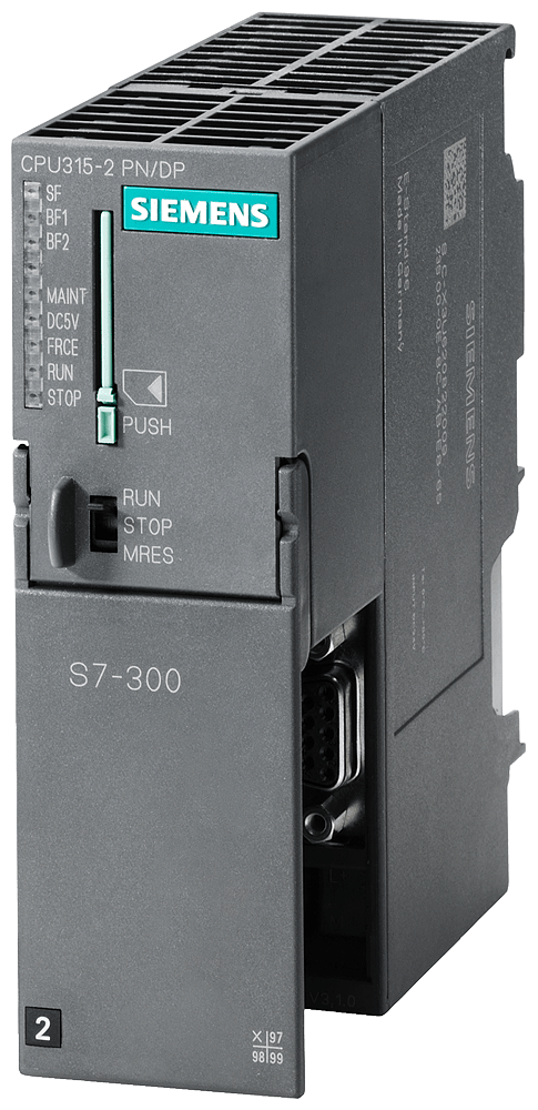 SIPLUS S7-300 CPU 315F-2PN/DP -25...+60 °C con rev (6AG1315-2FJ14-2AB0)