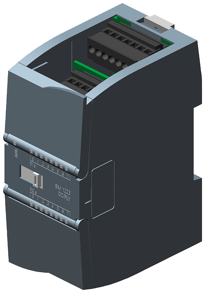 SIPLUS S7-1200 SM 1223 8 DI/8 DQ/relé -25...+70 °C (6AG1223-1PH32-2XB0)