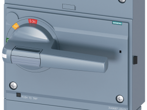 Mando giratorio frontal estándar con enclavamiento (3VA9687-0EK21)