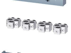 Borne para conductor redondo 3 cables, 4 ud. Acces (3VA9504-0JB32)