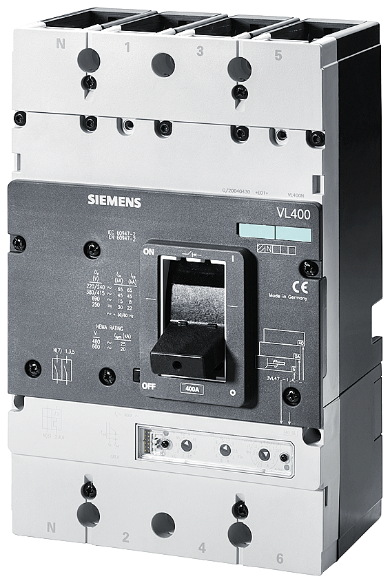 Interruptor automático VL400N poder de corte están (3VL4740-1SG36-0AA0)