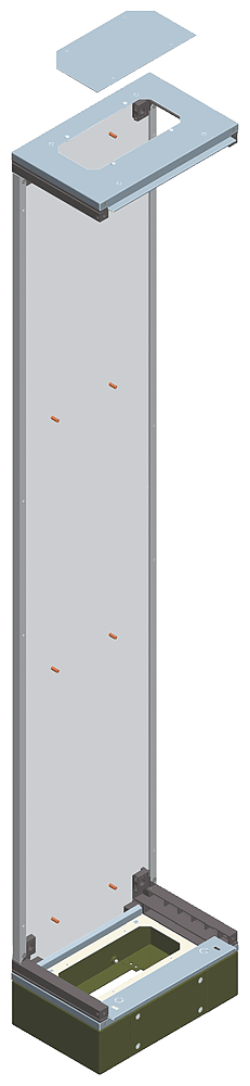 ALPHA 630 UNIVERSAL, armario de pie, Flat Pack, IP (8GK2300-7KL13)