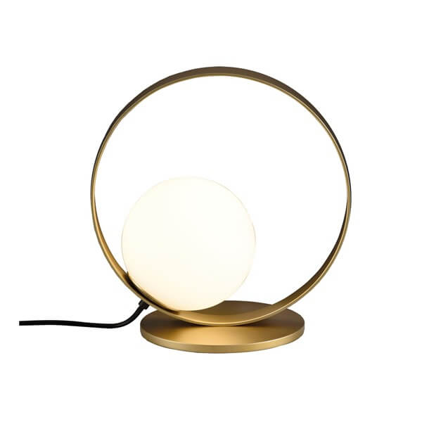 LÁMPARA SOBREMESA HALO 3815/1 ORO TEC./OPAL LED