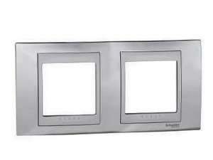 Marco Top 2 elementos Cromo SCHNEIDER Ref.U66.004.010