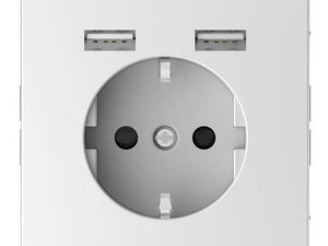 Schuko + 2 cargador USB 2,4A D-Life Arti EUNEA MTN2366-6035