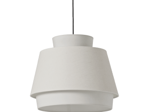 Lámpara colgante tela Aspen blanco