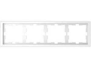 Marco de 4 elementos D-LIFE para montaje horizontal y vertical en policarbonato ártico brillante