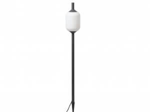 Estaca baliza jardin led gris/blanco mate 1M R17