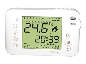 Cronotermostato blanco MIRUS ORBIS Ref. OB324700